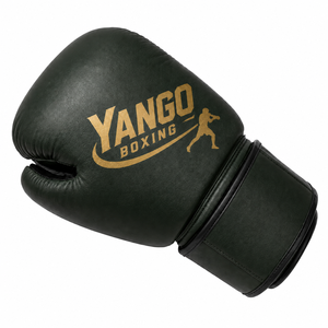 Gants de boxe en cuir unisexe de style Muay Thai, protection des poignets, entraînement de combat de kickboxing, antidérapants, fermeture à boucle et à crochets - Product Image 1