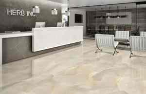 Azulejos de Porcelana Pulida con Aspecto de Mármol de Vetas Continuas de Primera Calidad, 600x1200 mm, Patrón Continuo para Vestíbulos de Hoteles de Lujo - Product Image 4