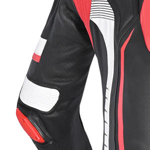 Traje de Motociclismo de Cuero Personalizado con Protección de Nivel 2 CE, Traje de Motociclista para Hombre, Equipo de Carreras - Product Image 4