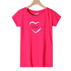Camiseta de algodón 100% para mujer, ajustada, de gran tamaño, informal, de verano, personalizable, transpirable, de punto, precio barato, servicio OEM Premium - Product Image 6