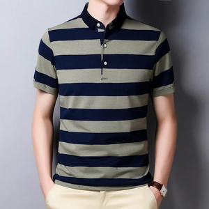 Nouveau Polo en Coton de Qualité Supérieure, Design Tendance, Personnalisable, pour Hommes, Golf, Couleur Noire, Respirant, Personnalisable, Élégant, Confortable - Product Image 5