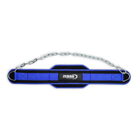 Cinturón de Entrenamiento de Alta Resistencia para Levantamiento de Pesas con Cadena, Neopreno, Gimnasio, Fitness, Ejercicios de Dominadas, Doble Soporte