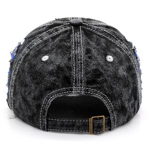 Premium Vintage Baseball Cap Distressed Cotton Adjustable Sports Cap Custom Fashion Distressed <b>Dad</b> <b>Hat</b> - Product Image 5
