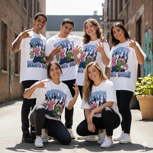 Colección de Ropa de Verano, Camisetas Cómodas con Logotipo Personalizado, Fabricante de Ropa con Serigrafía, Camisetas de Corte Cuadrado - Product Image 6