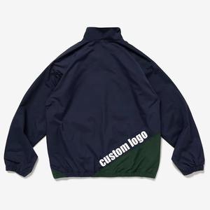 เสื้อแจ็คเก็ตกันลมไนลอนแบบเรียบ สั่งทำได้ตามแบบ OEM ODM เสื้อผ้าผู้ชายสำหรับฤดูใบไม้ร่วง แจ็คเก็ตวินเทจกันลมสำหรับผู้ชาย - Product Image 2