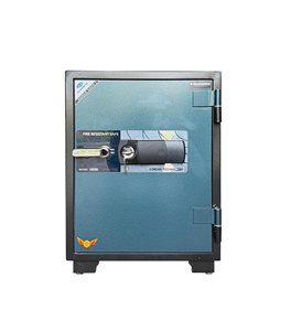 Le coffre-fort ignifuge HOSHANG HS-76E est équipé d'un cadenas fabriqué en Corée du Sud. - Product Image 1