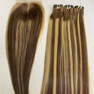 Durable Vietnamita Top1 Cabello crudo Calidad superior Hueso suave Extensiones de cabello liso Búsqueda superior 13X6 Hd Peluca con malla frontal de cabello humano - Product Image 1