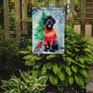 Multicolor Giant Schnauzer Christmas <b>Garden</b> <b>Flag</b> Decorative Mailbox & Patio Banner for Yard & Lawn Artwork for Flower Beds - Product Image 2