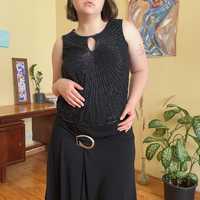 Top court élégant NOVA STAR CRAFT orné de perles, détails faits main en perles de rocaille, broderie de perles tendance pour tenue quotidienne