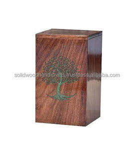 Urnes funéraires en bois pour cendres humaines, vente en gros, tailles personnalisées, fournitures funéraires - Product Image 6