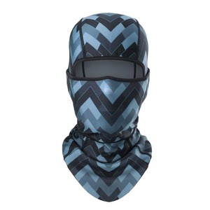 Pasamontañas para Exteriores con Diseño de Rayas, 100% Poliéster, Transpirable, Impermeable, Unisex para Adultos, 56-58cm - Product Image 1