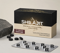 Comprimés de Shilajit Premium OEM/ODM Fabricant de compléments alimentaires à marque privée