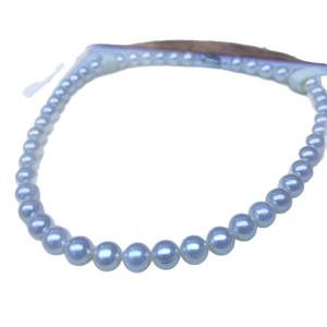 Collar de Perlas Naturales de Agua Dulce de Zhuji de 9-10 mm, Sin Núcleo, Cadena Completa, Luz Intensa, Cadena Madre, Plata Pura - Venta al por Mayor - Product Image 5