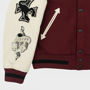 Chaqueta Varsity de Invierno para Hombre, Bordado Chenille de Alta Calidad, Fabricación Profesional, Logotipo Personalizado en la Parte Delantera, Ecológica y Transpirable - Product Image 3