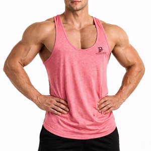 Factory Direct Sale Men <b>Stringers</b> <b>Vest</b> High Quality Breathable Knitted Casual Gym Exercise Wear Fitness - Product Image 1