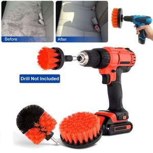 3 pcs/set Brosses de nettoyage pour tapis de voiture, carrelage mural et baignoire-Ensemble combiné pratique - Product Image 2