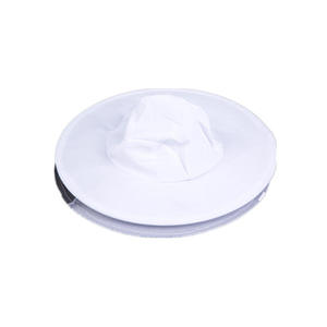 Voile d'apiculteur avec protection en filet maillé, polyester ventilé pour usage extérieur, chapeau blanc, filet noir, conception anti-chaleur - Product Image 5