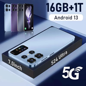 สมาร์ทโฟนปลดล็อคขายส่ง S24 Ultra สีขาว โทรศัพท์มือถือยี่ห้อส่วนตัว ระบบแอนดรอยด์ รองรับ 4G - Product Image 1