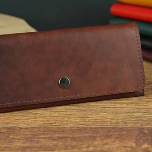 Vente en gros portefeuille personnalisé pour femmes LWW-0011 de grande capacité en cuir pour téléphone portable simple - Product Image 1