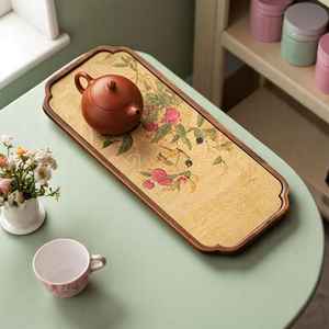 Plato de Servir de Madera Hecho a Mano, Bandeja Redonda de Madera Natural para Fiestas y Cenas, y Elegante Plato de Madera para Decoración del Hogar y Regalos - Product Image 2