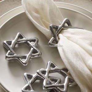 Elegant decorative <b>rustic</b> metal napkin ring for farmhouse <b>dining</b> <b>table</b> <b>settings</b> during family gatherings special celebrations - Product Image 1