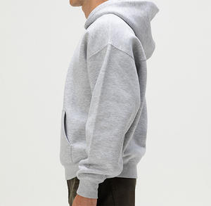 Sudadera con Capucha Unisex de Felpa Gruesa 100% Algodón, Estampado Digital Ecológico, Oversize con Hombros Caídos y Bolsillos, Ideal para Invierno - Product Image 4