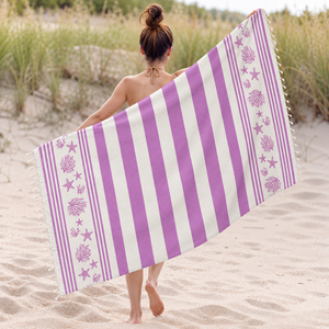 Serviette de plage turque imprimée avec un design magnifique, taille et couleur personnalisées, forme rectangulaire, serviette en coton doux Fouta - Product Image 3