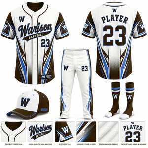 Conjunto de Uniforme de Entrenamiento de Béisbol en Oferta, Sublimado, 100% Poliéster, Jersey, Pantalones, Calcetines y Gorras - Product Image 4