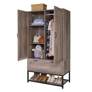 Carrello portaoggetti bianco a 3 livelli con ganci per pannello forato e cestini - Sistema di organizzazione a più livelli - Product Image 6