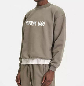 2027 Hot Sale IGNITEFIT WEAR <b>Vintage</b> Washed Streetwear Fashion <b>Oversized</b> Pullover <b>Sweatshirts</b> Eco-Friendly 100% Cotton Men's - Product Image 2