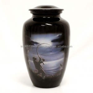 Urna de cremación de aluminio personalizada al por mayor para cenizas de mascotas, urna de cenizas de metal para adultos y mascotas para suministros funerarios - Product Image 5