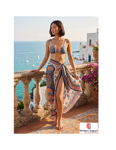 Pareo Hawaiano Polinesio Personalizado de Moda, Envoltura de Playa Ligera, Ropa Tropical para Resort, Proveedor y Exportador de Tejidos OEM ODM - Product Image 5