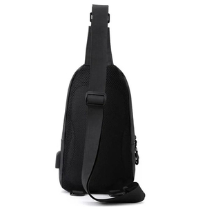 Sac de poitrine minimaliste en nylon, sac à bandoulière, fermeture éclair, imperméable, usage quotidien, toutes saisons, sac pour homme - Product Image 2