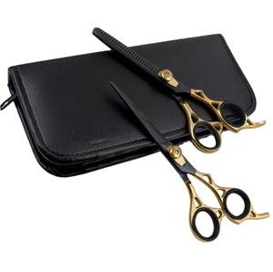 Kits de tijeras para cortar cabello, 25 juegos de tijeras de peluquería de acero inoxidable, tijeras profesionales para entresacar cabello para barberos - Product Image 1