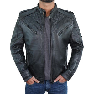 Chaqueta de Cuero PU de Moda Invierno 2026 para Hombre, Corte Ajustado, Transpirable, Cuello Alto, Diseños OEM de Última Tendencia - Product Image 5