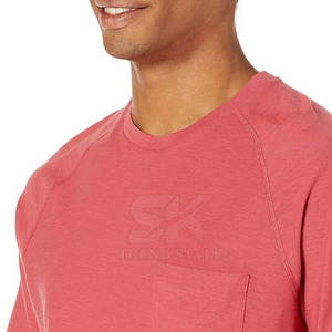 Camisetas Lisas con Bolsillo Ligeras, Novedad 2026, Personaliza Tu Propio Diseño, Camisetas Lisas con Bolsillo para Venta en Línea - Product Image 4