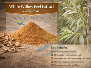 Extrait de peau de saule blanc pur naturel de qualité alimentaire, fourni directement par l'usine HGO, extrait standardisé à 75 % de salicine - Product Image 2