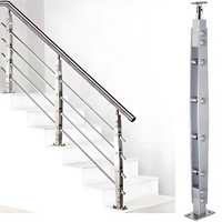 Système de garde-corps en câble en acier inoxydable moderne pour balcon, montage latéral, balustrades d'escalier, rampes, terrasse extérieure, jardin