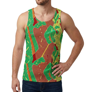 Men's Outdoor Camouflage Sleeveless Vest Customizable Breathable Jersey Knit Muscle Tee Factory Wholesale Activewear Tank Tops - Product Image 5