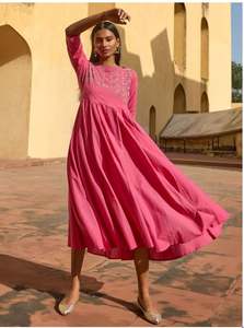 Vestidos Largos Casuales Elegantes de Corte Recto y Holgado, el Mejor Diseño, Vestido Largo para Mujer, Nueva Llegada, Sexy, Cuello Redondo, Estilo Polinesio, Manga 3/4 - Product Image 2