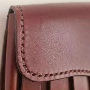 Vente chaude : Sporran en cuir végétalien marron uni, idéal pour les tenues traditionnelles écossaises des Highlands – Fournisseur direct usine - Product Image 3