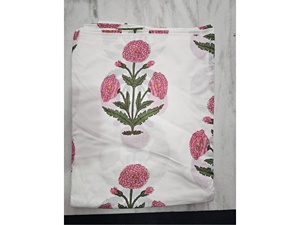 Tela Clásica India Estampada a Mano con Diseño Floral, 100% Algodón, Lavable, al Mejor Precio al por Mayor - Product Image 5