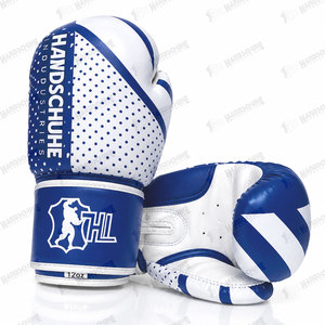 ถุงมือชกมวยหนัง PU ดีไซน์ข้อมือแบบพิเศษ  สำหรับทุกเพศ สีพื้น หนังแท้ กันน้ำ - Product Image 2