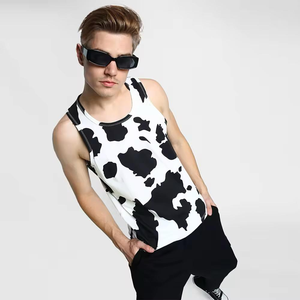 Camiseta sin mangas para hombre, informal, de verano, para gimnasio, con cuello en V, transpirable, de punto, 100% algodón, material suave. - Product Image 3