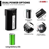 Mégaphone 50W à 5 Noyaux avec Sirène Bluetooth, Volume Réglable, Système de Sonorisation Portable Puissant