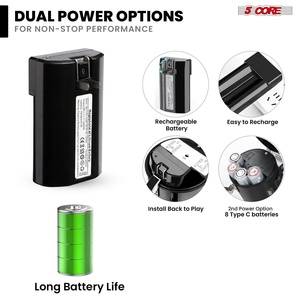 Mégaphone 50W à 5 Noyaux avec Sirène Bluetooth, Volume Réglable, Système de Sonorisation Portable Puissant - Product Image 4