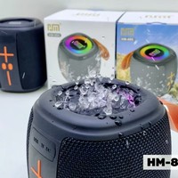 Mini haut-parleur sans fil portable HM805, étanche, avec basses puissantes, son fort, compact, pour la maison, le camping