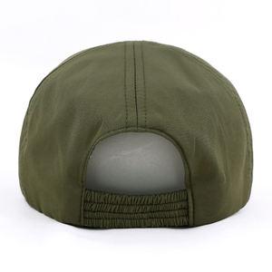 Casquettes de baseball non structurées à 6 panneaux avec logo brodé personnalisé en polyester et fermeture élastique au dos – Vente en gros - Product Image 2