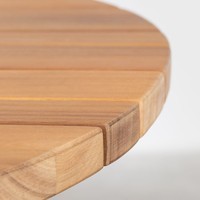 Table haute de jardin ronde Vandana Amber Ø70 cm en bois d'acacia Mura
