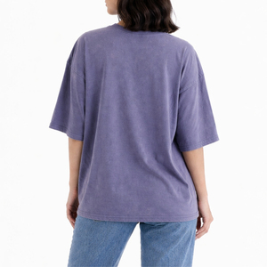 เสื้อยืดโอเวอร์ไซส์ผู้ชาย พรีเมียม ทรงหลวม ผ้าฝ้ายลำลอง แฟชั่น แขนครึ่งตัว สไตล์หลวม ระบายอากาศได้ดี ผ้าไหมเนื้อนุ่ม คอทรงโอ - Product Image 3